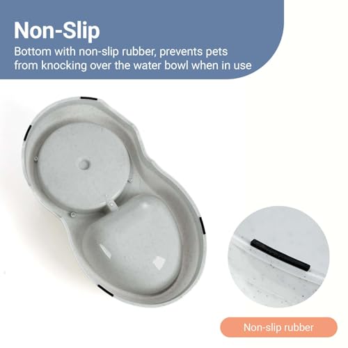 Pet Water Dispenser for Large Dogs and Multi-Pet, 3 Gallon Dog Water Bowl Dispenser, Basic Automatic Gravity Dog Cat Water Feeder, Large Capacity Pets Drinking Fountain, BPA-Free