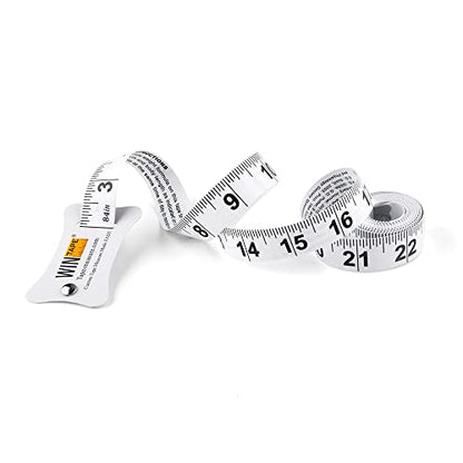 WIN TAPE PVC Horse Weight Tape Measuring for Horse and Pony Height and Weight, 84in Long (White)
