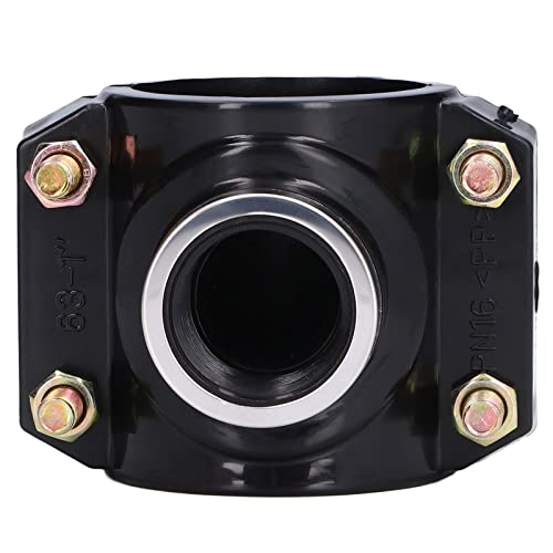 Water Systems Drain Saddle Valve, 4 Sets Water Drain Saddle Plastic Pipe Additional Quick Connector Tee Kit G1 Female Thread