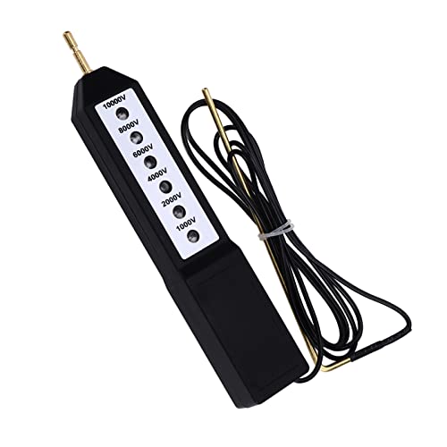 Electric Fence Tester Electric Fence Tester, Electric Fence Meter Voltage Meter 10KV Portable Tool with 6pcs Light for Farm