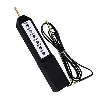 Electric Fence Tester Electric Fence Tester, Electric Fence Meter Voltage Meter 10KV Portable Tool with 6pcs Light for Farm