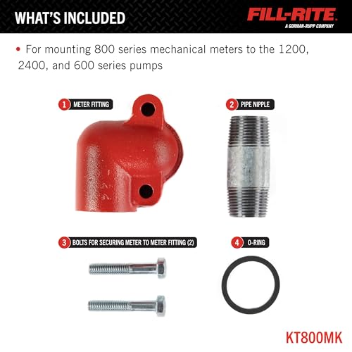 Fill-Rite KIT800MK 800 Meters Mounting Kit for FR600, FR1200, and FR2400 Series Pumps - style: 800 Series Mounting Kit