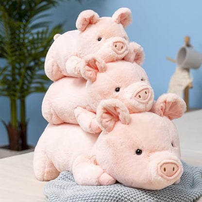 Weighted Stuffed Animals, Weighted Pig Stuffed Animal Cute Pig Weighted Plush Animals Hugging Pillow Toy Gifts for Adults and Kids, 15.7 inch - size: 15.7 inch