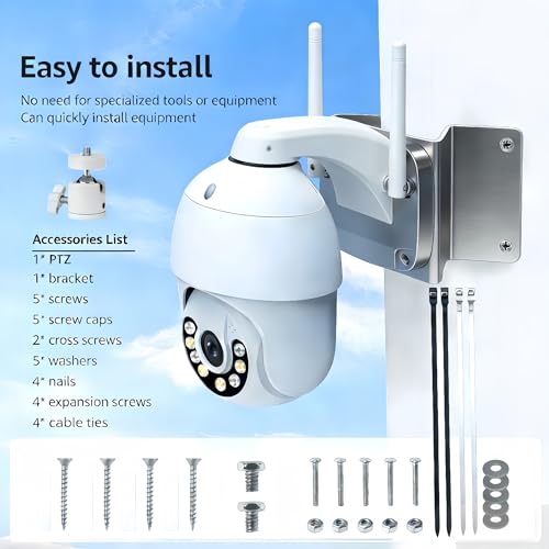 Security Camera Mount 90° Corner Bracket with 1/4" Ball Head Adapter, Compatible with Eufy SoloCam S340/E30/E42, 4G LTE S330, PTZ/WYZE Cam, 270° View for Extreme Indoor/Outdoor Use