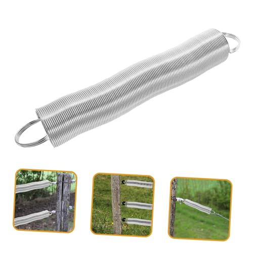 Toddmomy Electric Penning Gate Handle Livestock Fence Spring for Pasture Stainless Steel Fence Spring Replacement Kit Accessory