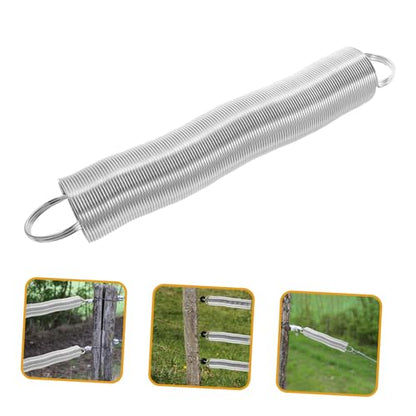 Toddmomy Electric Penning Gate Handle Livestock Fence Spring for Pasture Stainless Steel Fence Spring Replacement Kit Accessory