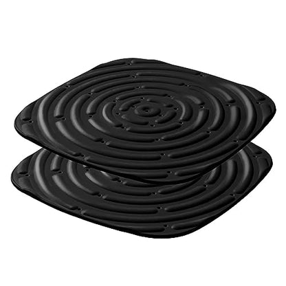 2Pack Washable Chicken Nesting Pads for Chicken Coops, Nesting Boxes Pads, Reusable Hen Nest Box Pads, Black