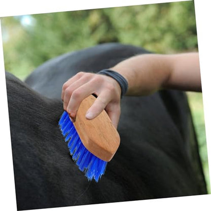 Kisangel Horse Grooming Brush Hard Bristles for Cleaning Multi-functional Design Cattle and Donkeys Lightweight and Portable Easy to Use for Grooming and Shedding