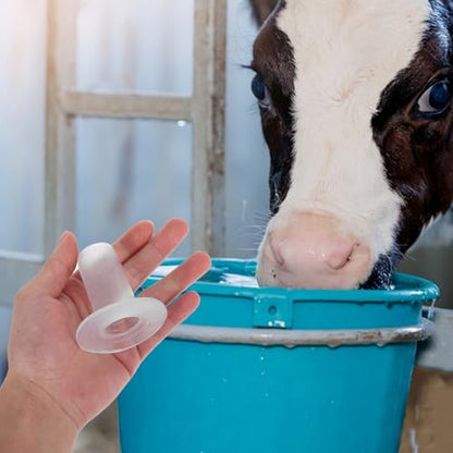 5pcs Silicone Milk Bottle Nipples for Calves and Young Animals, Efficient Feeding Pet Nursing Nipples with Replaceable Design, Livestock Feeding Accessory for Farm Use