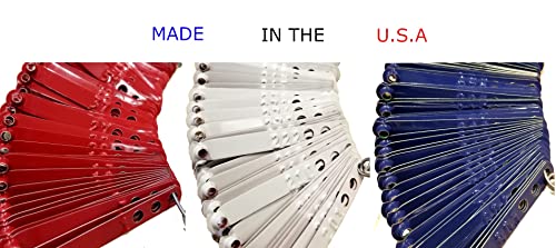 Leg Bands NOT Stamped Aluminum Chicken Poultry Duck Leg Identification Rings (100, White) - color: White