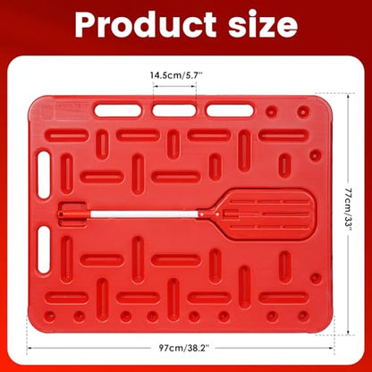 New Livestock Sorting Panel with Livestock Sorting Paddle, Animal Guide Board, Sturdy and Lightweight, Sorting Paddle and Panel for Pig Hog Cattle Cow Sheep Goat, 38x30x1.3"