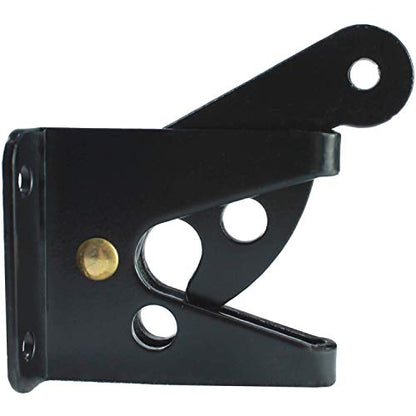 Single Sided Wood Fence Gate Latch - Black - Marine Grade Powder Coated for Long Lasting Looks and Rust Resistance - CASE Qty 50 - size: Single Sided - Qty 50