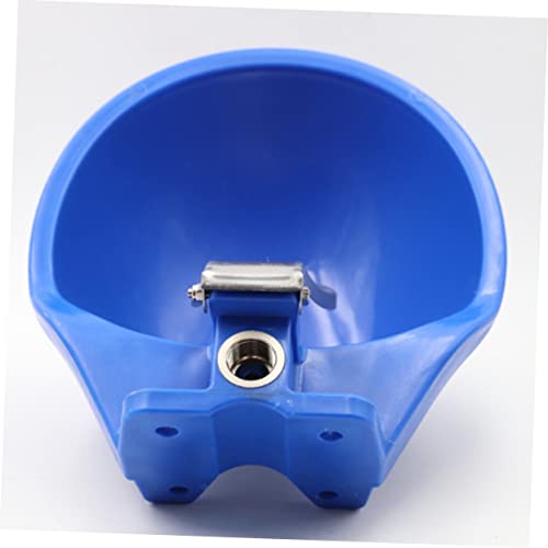 UKCOCO Large Plastic Cow Water Bowl Farm Grade Drinking Trough for Cattle Horses Goats and Sheep Float Valve