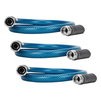 Camco TastePURE 4-Foot Premium Camper/RV Drinking Water Hose-Features a Heavy-Duty No-Kink Design with Strain Relief Ends&5/8-Inch Inside Diameter-NSF Drinking Water Safe Certified (22813) (Pack of 3) - size: 4 Feet (Pack of 3)