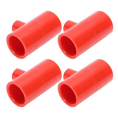 Automatic Poultry Waterer Fittings, 20PCS Thickened PVC No Drilling Required Chicken Waterer Tee Fittings, PVC Tee for Poultry with Threaded Nipples for Ducks Chickens