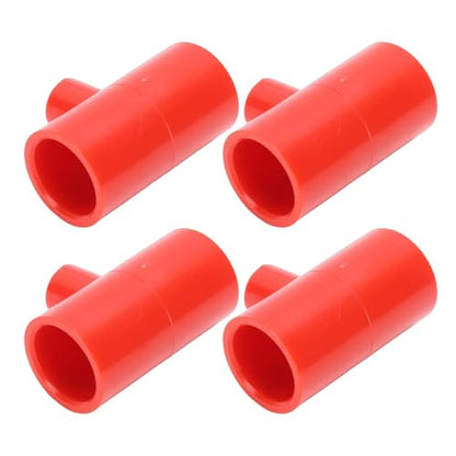Automatic Poultry Waterer Fittings, 20PCS Thickened PVC No Drilling Required Chicken Waterer Tee Fittings, PVC Tee for Poultry with Threaded Nipples for Ducks Chickens