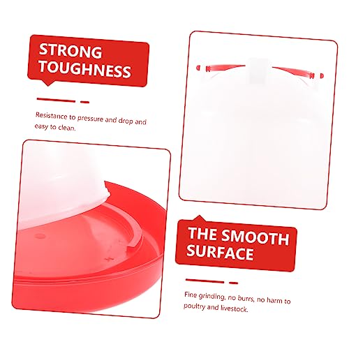 GALPADA 1PC Thickened Plastic Poultry Drinker Automatic Waterer for Chickens Quail Birds Convenient Feeding Dispenser for Home Farm Use No Waste Design for Clean Water Supply