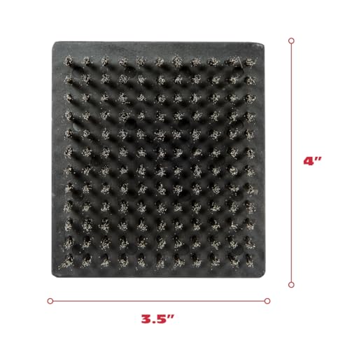 BBQ-AID 2-Pack Wire Grill Brush Replacement Heads, Grill Cleaning Bristle Brush - Screwdriver Included, for 2024 Model Grill Brush and Scraper. No Scratch Cleaning for Any Grill: Char Broil & Ceramic - color: Grill Brush Replacement Head