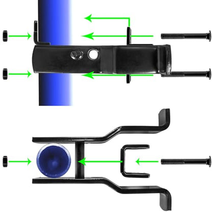 Black 4" Fulcrum Latch Single Gate - Pressed Steel - Powder Coated - size: BLACK 4"