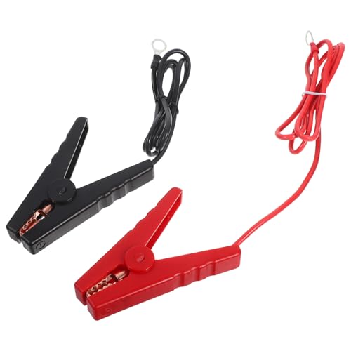 2Pcs Electric Fence Connecting Cable with Crocodile Clips for Livestock and Garden Fencing Systems Durable Jump Leads for Easy Installation and Wildlife Control