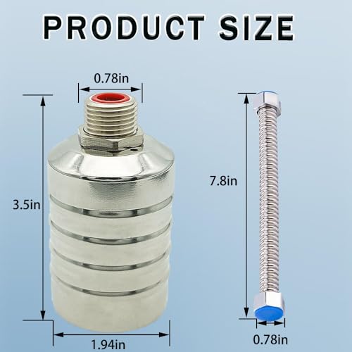 Float Valve,1/2 Water Float Valve,304 Stainless Steel Fully Automatic Water Level Controller for Water Tank,Pool, Livestock Troughs. - size: 1/2 Float Valve-1/2