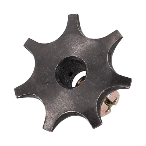 Reversible Gear Wheel for Egg Turning Synchronous Motor Incubators, Compact Steel Replacement Part 3cm Diameter Xs 1.2cm Height, Black