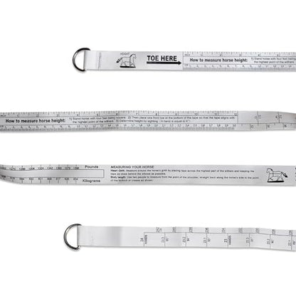 2.5 M Height Weight Measuring Tool Portable Body Weight Tape for Farm Animals