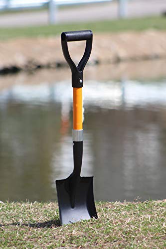 Ashman Medium Square Shovel - 1 Pack, 27 Inch Length, D-Cup Handle, Sturdy, Comfortable, Durable Handle, Built to Last - size: 1 Pack, style: Small Transfer Shovel