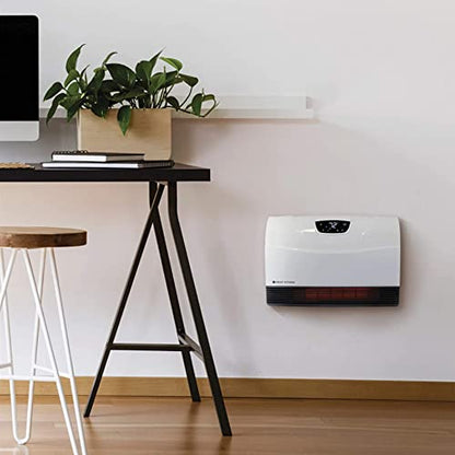 Heat Storm HS-1500-PHX-WIFI Infrared Heater, Wifi Wall Mounted - color: White, style: White Wi-Fi -Wall mounted Only