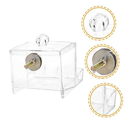 1pack Automatic Feeder Trough No Waste Chicken Feeder for Chicken Enrichment