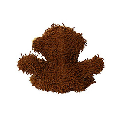 MIGHTY® 2 Pack Microfiber Medium Monkey Dog Toys | Ultra Durable Plush Toy with Multiple Layers & Reinforced Seams , Washable and Floats , Mighty® Construction - color: 2PK Brown Monkey