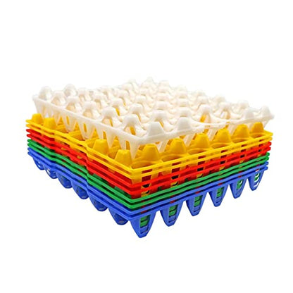 harayaa 20Pcs Egg Trays Egg Flats Transport Stackable Poultry Crate Incubator Egg Tray Chicken Egg Tray for Turkey Dove Pigeon Fridge Kitchen