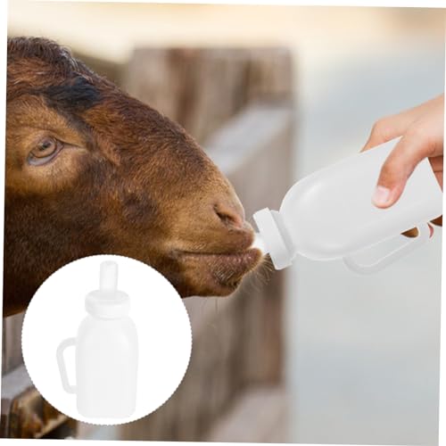 Lamb Nursing Bottles Set 1l Large Volume Sturdy Plastic Easy to Clean Suitable for Kinds of Farm Animals