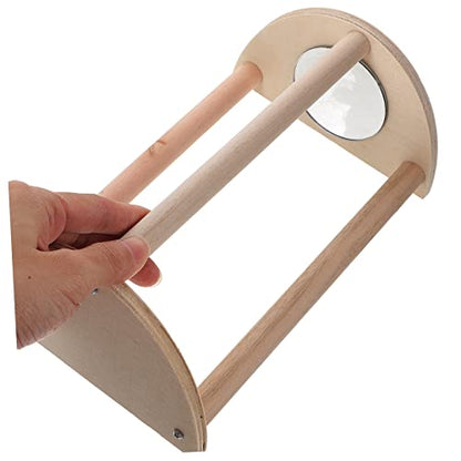 ORFOFE Chick Roost and Perch Stand for Hens Adjustable Wooden Chicken Brooder Stand Free Standing Roosting Bar Easy Assembly for Training Chicks