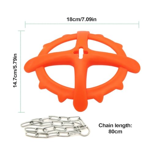 Hanging Piglet Chew Toy - Domestic Animal Anti-Fighting Toy | High Strength Entertainment Device with Chain to Consume Excess