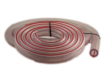 Milk Hose/Tube Transparent Food Grade For Cow Or Goat Milking Machines 8 Ft Long (5/8 Inch ID) With 8 FT Pulsator Hose By Melasty
