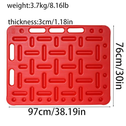 Livestock Sorting Panel with Paddle, Animal Guide Board Sturdy and Lightweight, Animal Guide Board Sturdy and Lightweight Durable Livestock Panels to Guide Cattle, for Hogs Sheep,Red,B - size: B