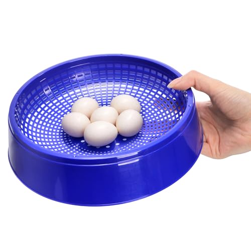 Eorbow 10 Pack Pigeon Nest Bowls, Durable Plastic Bird Breeding Basin, Breathable Egg Rest Beds for Quails Doves and Small Birds, Pet Cage Supplies