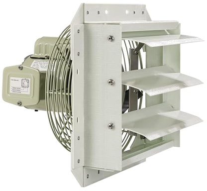 iLIVING 10-Inch Corrosion Resistance Shutter Exhaust Fan, Single Speed - style: Corrosion-Resistance, Single-Speed
