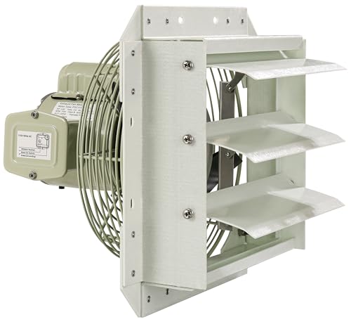 iLIVING 10-Inch Corrosion Resistance Shutter Exhaust Fan, Single Speed - style: Corrosion-Resistance, Single-Speed