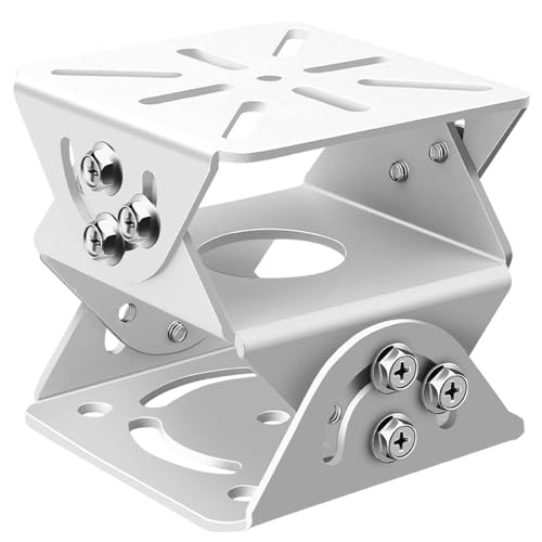 Heavy Duty CCTV Security Camera 3D Joint Mount, Universal Joint Bracket Surveillance Security Camera Base Bracket for PTZ Dome Surveillance Camera (3-axis Joint Mount) - size: 3-axis Iron Steel Joint Mount