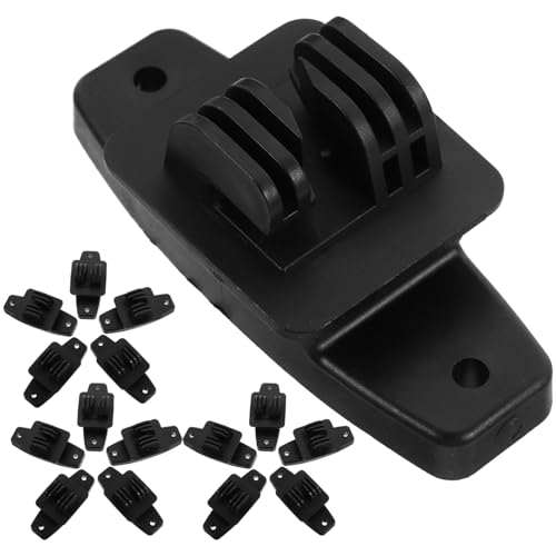 BESTonZON 50pcs Insulator Accessories Outdoor Electric Fence Insulators Replacement Fence Insulators Electric Fence Post Insulators Fence Wire Fasteners Insulators for Wire Farming Black Pp