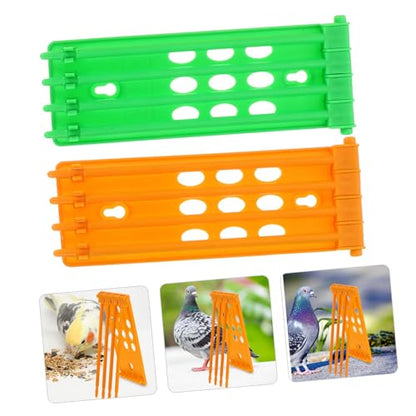 2pcs Pigeon Foot Holder Stand Sturdy Plastic Bird Leg Band Organizer for Poultry Secure Storage Rack for Chicken Leg Multi Options