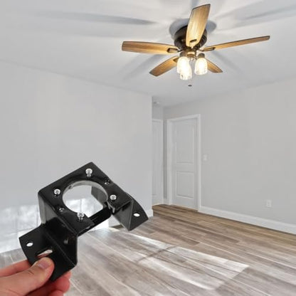 Garneck Universal Ceiling Fan Mounting Bracket Kit for Cathedral Canopy - Sloped Ceiling Fan Adapter Box - Ceiling Fan Parts for Living Room, Bedroom