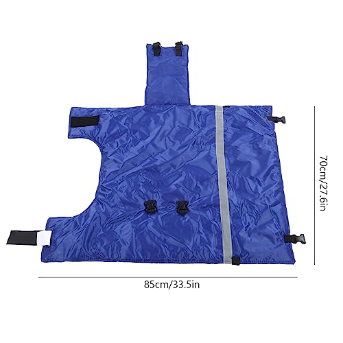 Calf Cow Warm Clothes, Oxford Fabric Coat with Reflective Stripe, Adjustable Elasticity for Newborn Calves, Double - Breasted Buckles Design for Easy Wear, Farm Supplies for Cold W