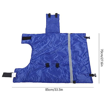 Calf Cow Warm Clothes, Oxford Fabric Coat with Reflective Stripe, Adjustable Elasticity for Newborn Calves, Double - Breasted Buckles Design for Easy Wear, Farm Supplies for Cold W