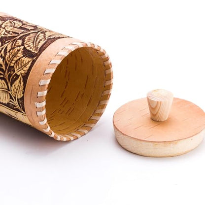 STP GOODS Birch Bark Container, Storage container, Kitchen Container Money to the House Birch Bark (Twigs) - color: Twigs
