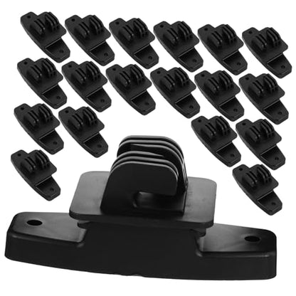 POPETPOP 50Pcs Fencing Insulators for Electric Fence Durable Portable Post Insulators for Livestock Safety High Strength Excellent Insulation Farm Accessorieshh