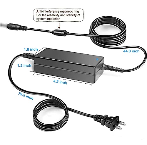 12V AC/DC Adapter Compatible with KEBONNIXS KDI－12 KDI12 Incubator Humidity Display Candler Automatic Egg Turner for Hatching Chickens BX-1204000 BX1204000 DC12V Power Supply Cord Charger PSU