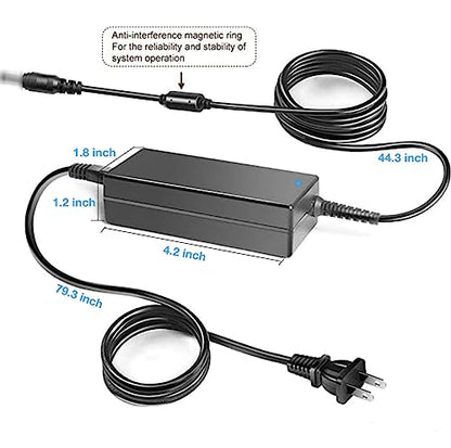 12V AC/DC Adapter Compatible with KEBONNIXS KDI－12 KDI12 Incubator Humidity Display Candler Automatic Egg Turner for Hatching Chickens BX-1204000 BX1204000 DC12V Power Supply Cord Charger PSU